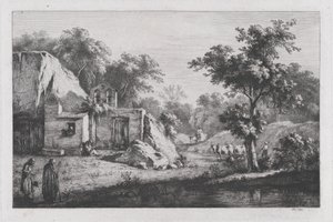 Malá poustevna, 1793. od Jean Jacques de Boissieu