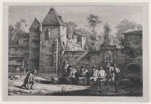 Stará brána Vaise, Lyon, 1803.