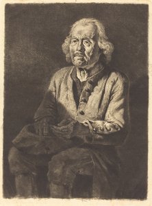 Starý rolník Girard od Jean Jacques de Boissieu