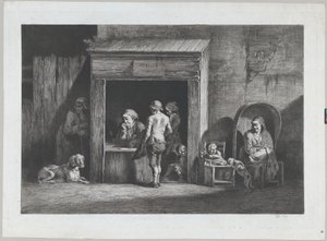 The Public Scrivener, 1790. od Jean Jacques de Boissieu