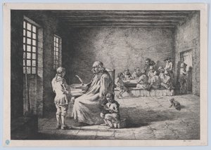 Mistr školy, 1780. od Jean Jacques de Boissieu