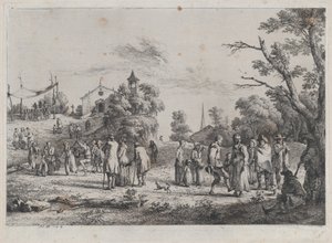 Vesnické slavnosti, 1773. od Jean Jacques de Boissieu