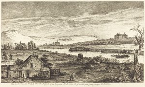 Pohled na hrad v Madridu od Jean Jacques de Boissieu