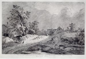 Pšeničné pole, 1772 od Jean Jacques de Boissieu