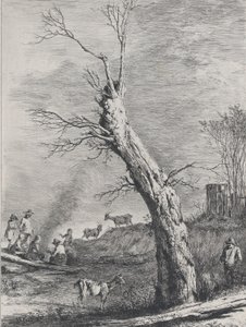Winter, po kresbě dokončené v Saint-Chamond, 1795. od Jean Jacques de Boissieu