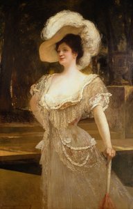 Portrét paní, 1901 od Jean Joseph Benjamin Constant