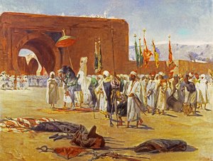 Maurský průvod od Jean Joseph Benjamin Constant