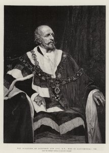 Marques of Dufferin a Ava, KP, který je nebezpečně nemocný od Jean Joseph Benjamin Constant