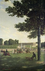 Otevřený prostor před Grand Trianon, 1810