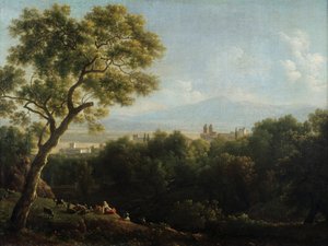 Pohled na Frascati, 1820
