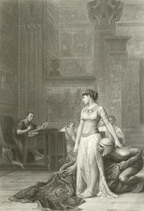 Kleopatra a Caesar (rytina)