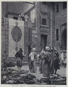 Obchodník s koberci (litho)