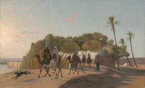 Odchod z Oázy od Jean Leon Gerome