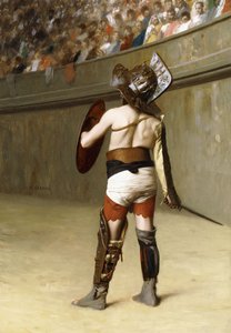 Mirmillon - Galský gladiátor, od Jean Leon Gerome