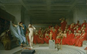 Phryne před areopagem od Jean Leon Gerome