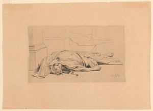 Mrtvý Caesar od Jean Leon Gerome