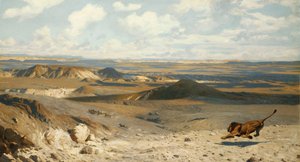 Pronásledování; Pronásledování, 1889 od Jean Leon Gerome