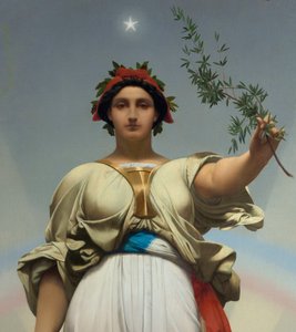 Republika od Gerome Jean Leona (1824 - 1904) (alegorie - 1848); Radnice Lilas od Jean Leon Gerome