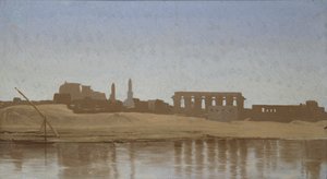 Pohled na Nil v Luxoru, 1857 od Jean Leon Gerome