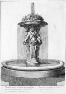Návrh fontány, 1673 od Jean Lepautre