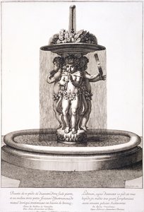 Fontána od Louise Leramberta ve Versailles, 1673 od Jean Lepautre