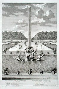 Fontána s Tritonem a sirénami, Versailles od Jean Lepautre