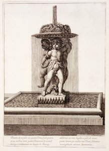 Fontána se třemi pozlacenými tanečníky ve Versailles, 1672 od Jean Lepautre