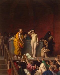 Trh s otroky ve starověkém Římě od Jean Leon Gerome