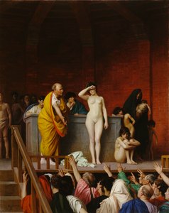 Trh s otroky ve starověkém Římě od Jean Leon Gerome