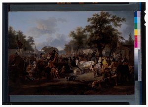 Vesnický jarmark od Jean Louis (1744 1829) De Marne
