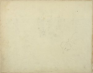 Karikatura muže s kloboukem se širokou krempou od Jean Louis André Théodore Géricault
