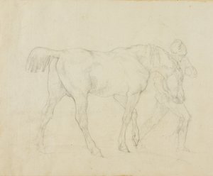 Ženich vedoucí koně od Jean Louis André Théodore Géricault