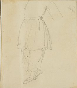 Spodní část postavy v pracovním oděvu od Jean Louis André Théodore Géricault