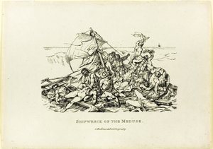 Ztroskotání lodi Medusa od Jean Louis André Théodore Géricault