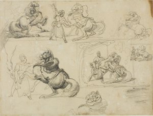 Studie od Jean Louis André Théodore Géricault