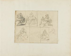 Studie od Jean Louis André Théodore Géricault