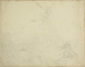 Studie klečící postavy od Jean Louis André Théodore Géricault