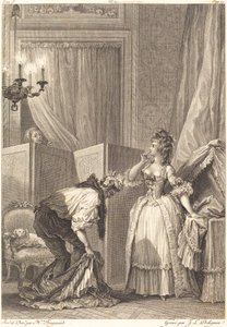 The Beaten and Content Paroháč od Jean Louis Delignon and Antoine Jean Duclos after Jean Honoré Fragonard