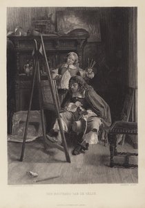 Bratři Van de Velde (rytina) od Jean Louis Ernest (after) Meissonier