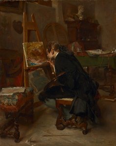Malíř, 1855 od Jean Louis Ernest Meissonier