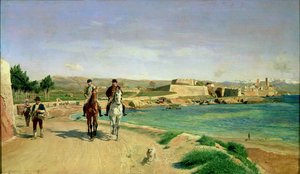 Antibes, jízda na koni, 1868 od Jean Louis Ernest Meissonier