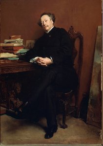 Portrét Alexandra Dumase Jr. (1824-1895) v roce 1877 Malba Jean Louis Ernest Meissonier (1815-1891). Muzeum paláců ve Versailles od Jean Louis Ernest Meissonier