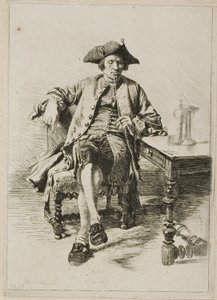 Velký kuřák od Jean Louis Ernest Meissonier