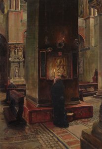 Madonna del Bacio v San Marco, Benátky, 1882 od Jean Louis Ernest Meissonier
