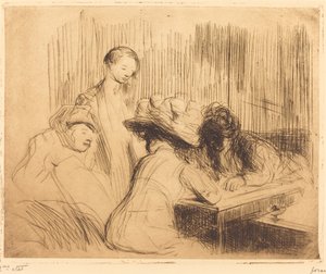 Potápění na Montmartru od Jean Louis Forain