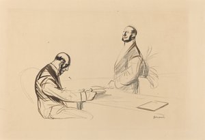 Bei der Konferenz, ca. 1919 von Jean Louis Forain