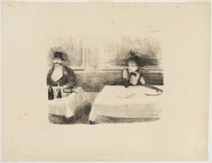 V restauraci od Jean Louis Forain