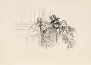 Na burze, c. 1900. od Jean Louis Forain