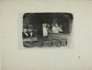 V Divadle od Jean Louis Forain