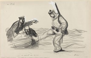 V Pireu. -Odchod Bochesů. od Jean Louis Forain